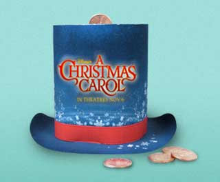 A Christmas Carol Top Hat Papercraft