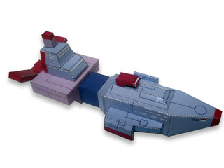 Space Explorer Ship Papercraft