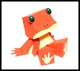 ROMMY Sloth Papercraft Toy - Frog