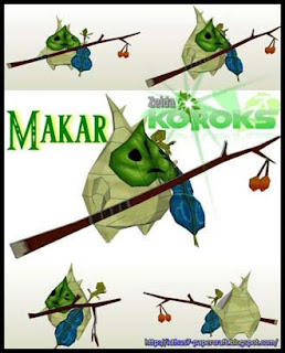 Legend of Zelda Korok Makar Papercraft