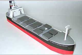 Japan Iron Ore Bulk Carrier Papercraft