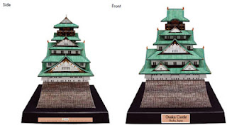 Osaka Castle Papercraft 2