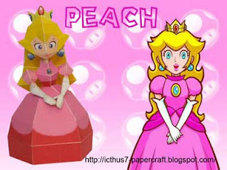 Princess Peach Papercraft