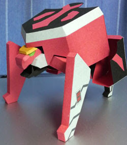 Shishi Origami Mecha Papercraft