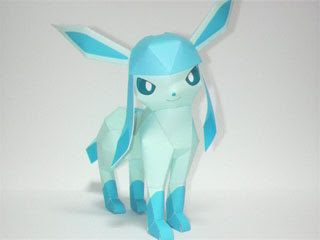 Pokemon Glaceon Papercraft