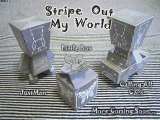 JustMan Stripe Paper Toy