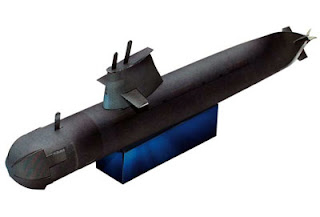 Collins Submarine Papercraft