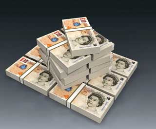 Pound Sterling Banknote Papercraft