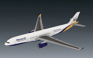 Monarch Airlines Papercraft