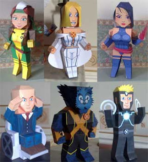 X-Men Papercraft