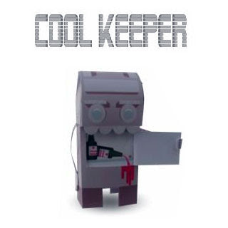 Cool Keeper Robot Papercraft