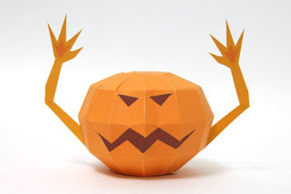 Halloween Pumpkin Papercraft