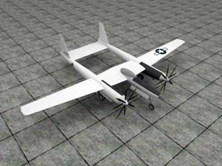 Hughes XF-11 Papercraft