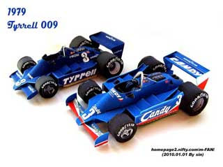 1979 Tyrrell 009 Ford F1 Papercraft