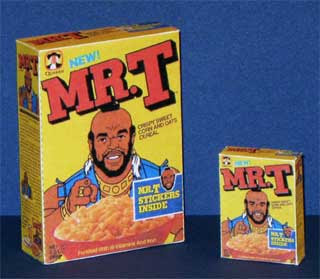Mr. T Cereal Box Papercraft