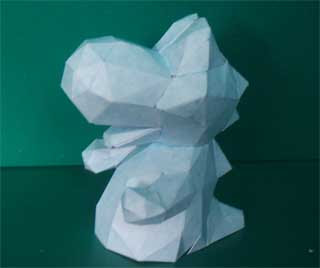 Snow Yoshi Papercraft