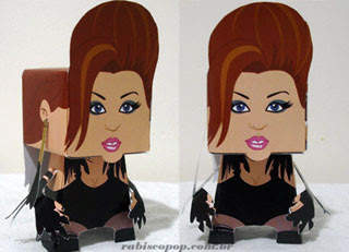 Miley Cyrus Papercraft Can't Be Tamed
