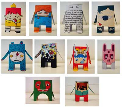 Yubba Project Paper Toys Batch 1