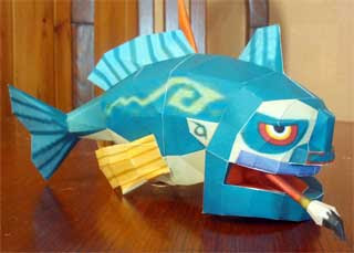 Fishmen Papercraft