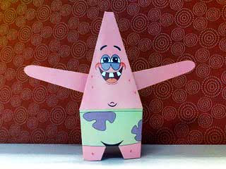 Patrick Star Paper Toy