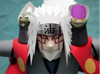 Naruto Sage Mode Jiraiya Papercraft