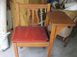 Vintage telephone table/bench