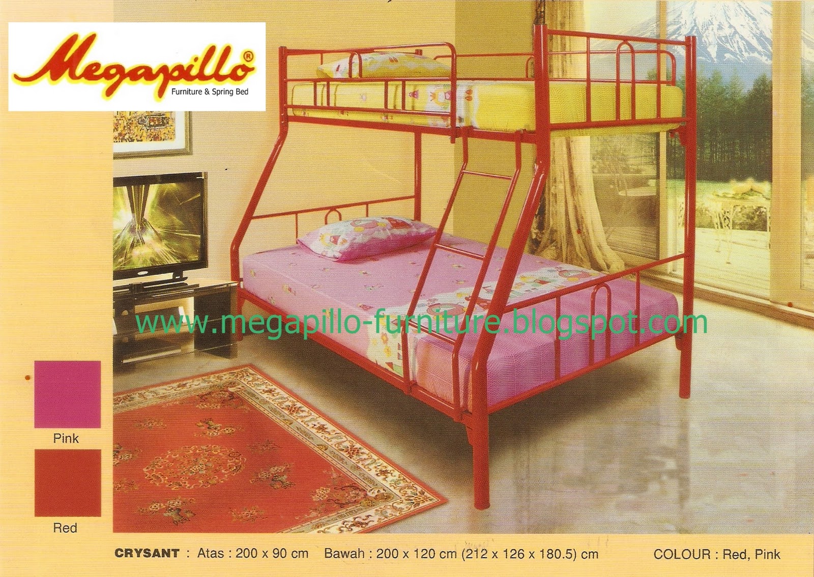 Megapillo Furniture & Spring Bed Online Shop: Ranjang 
