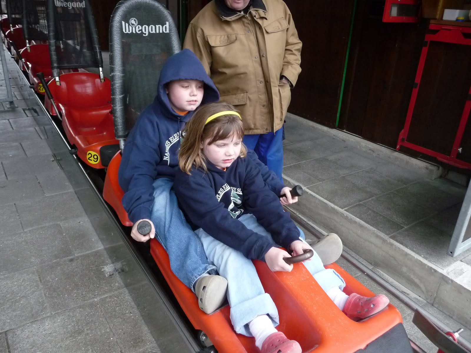 The Solley's in Italy: Toboggan Ride/ Alpine Slide = FUN
