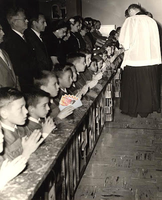 First Communion Class, St Patrick's National School, Drumcondra, 1959