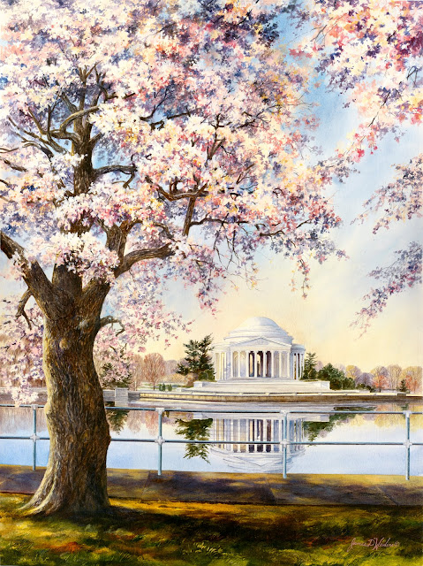 Jefferson Memorial in the Spring