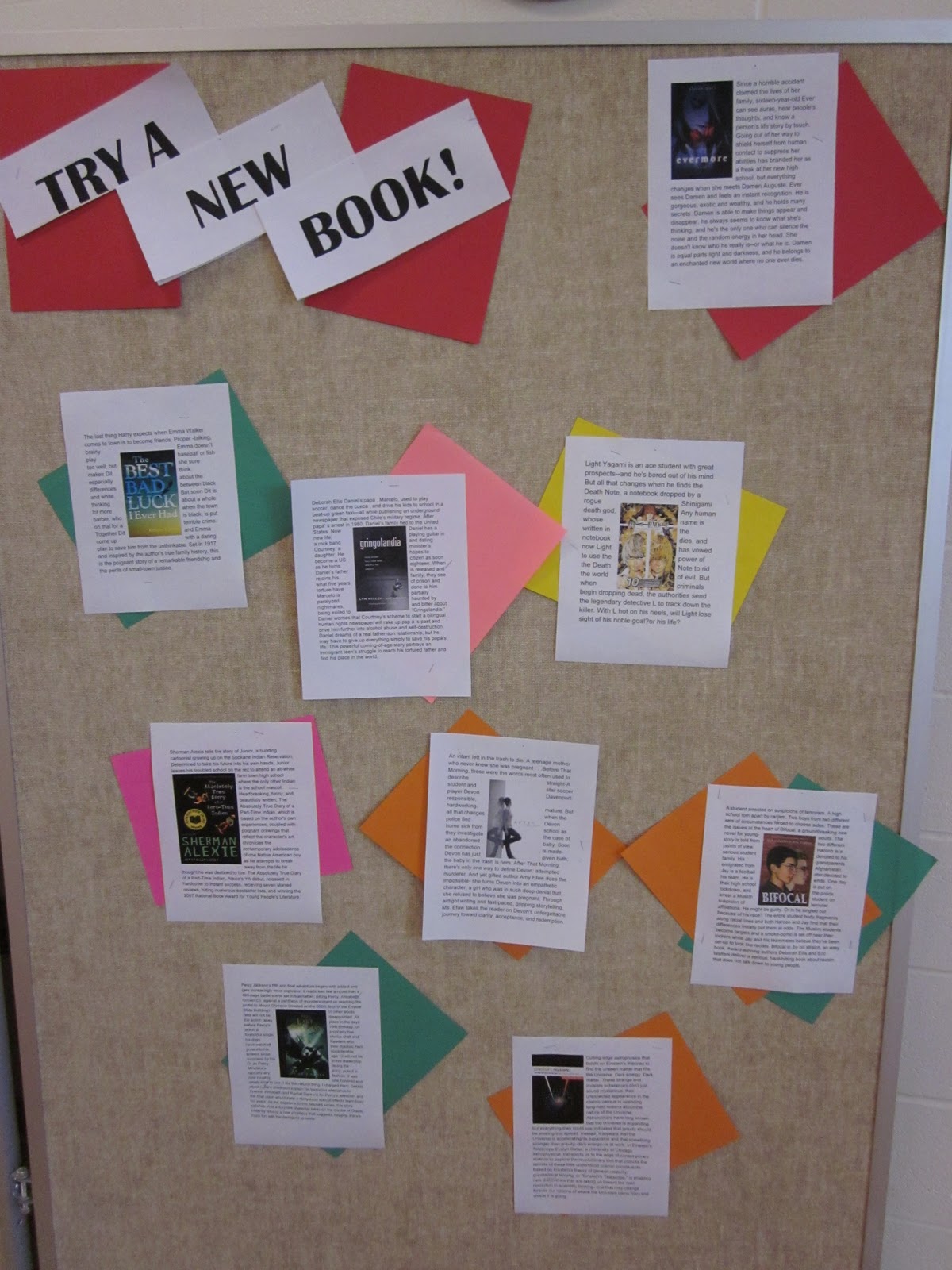 New Haven Public Schools Library Media Department New Book Displays