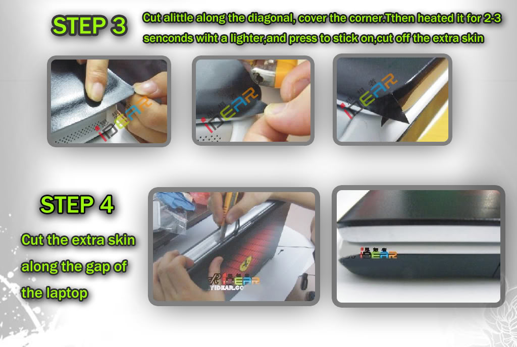 Laptop Skin Notebook Skin Art Theme Decal Step By Step How To