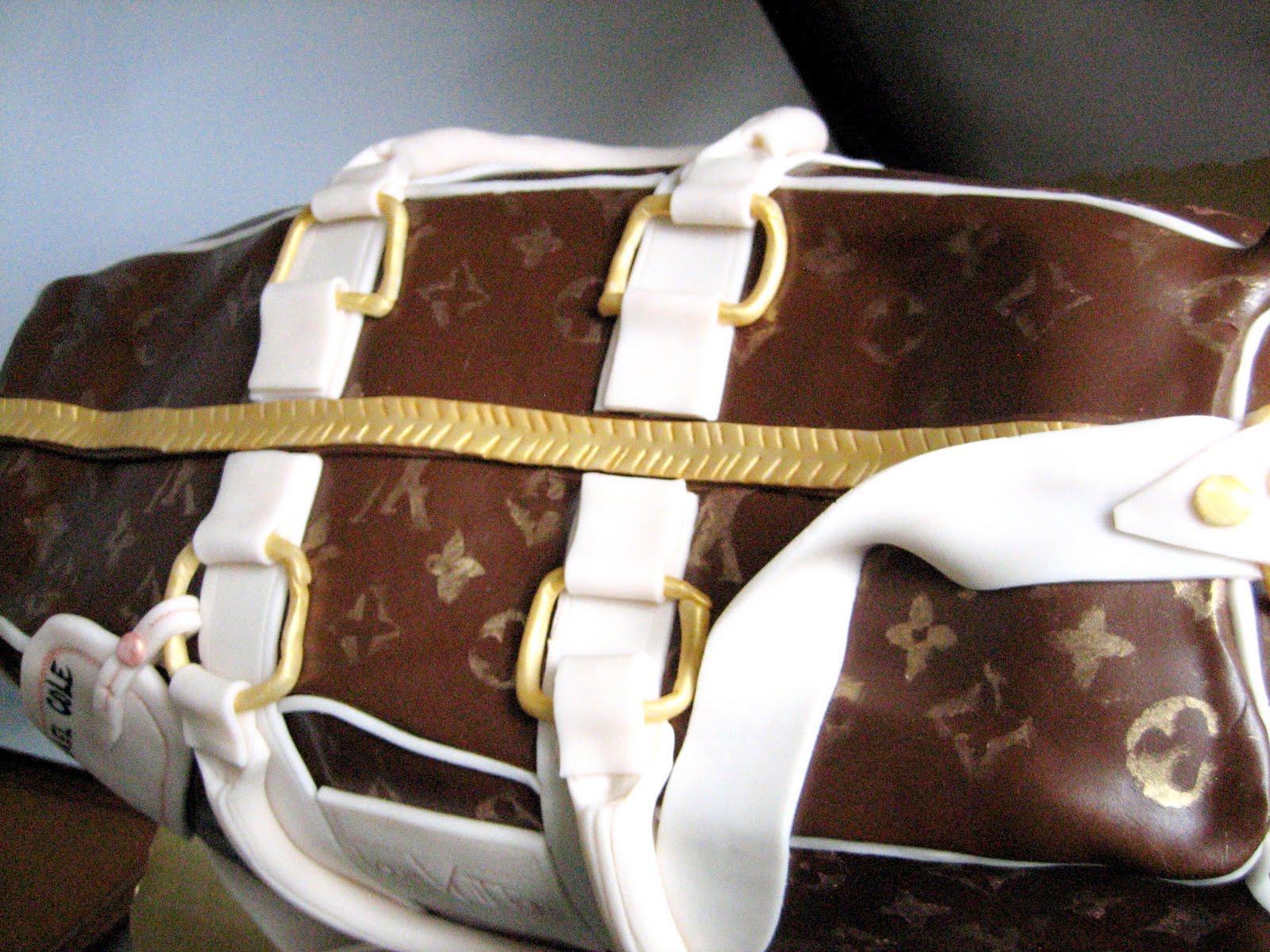 Kakes by Klassic: Louis Vuitton duffle bag cake