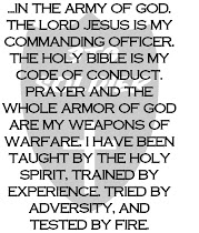 Soldier In The Army Of God