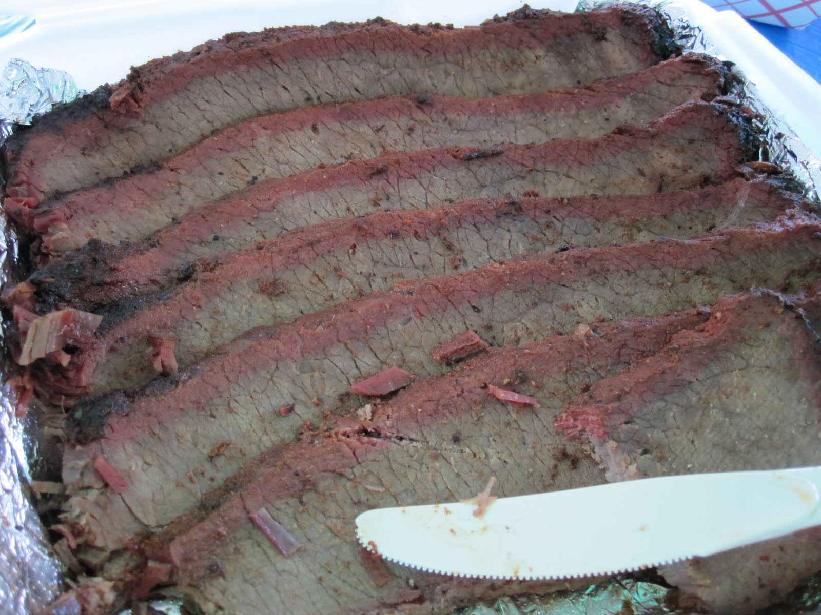 Man Up Tales of Texas BBQ™ Goldthwaite cookoff the food