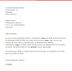 modelo de carta de recomendacion familiar colombia carta de cartas de recomendacion familiar