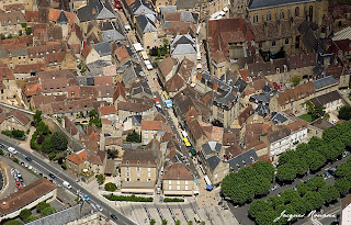 Photo aérienne Sarlat la Canéda