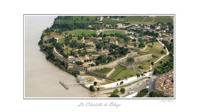 Poster vue aerienne citadelle de Blaye