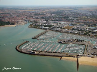 vue aérienne port des minimes à La Rochelle
