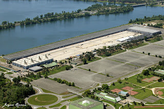 Vue aérienne de la Foire de Bordeaux Lac