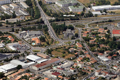 Photo aérienne du quartier Pichey à Mérignac en Gironde
