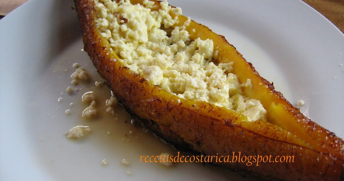 Cocina Costarricense plátano maduro a la parrilla