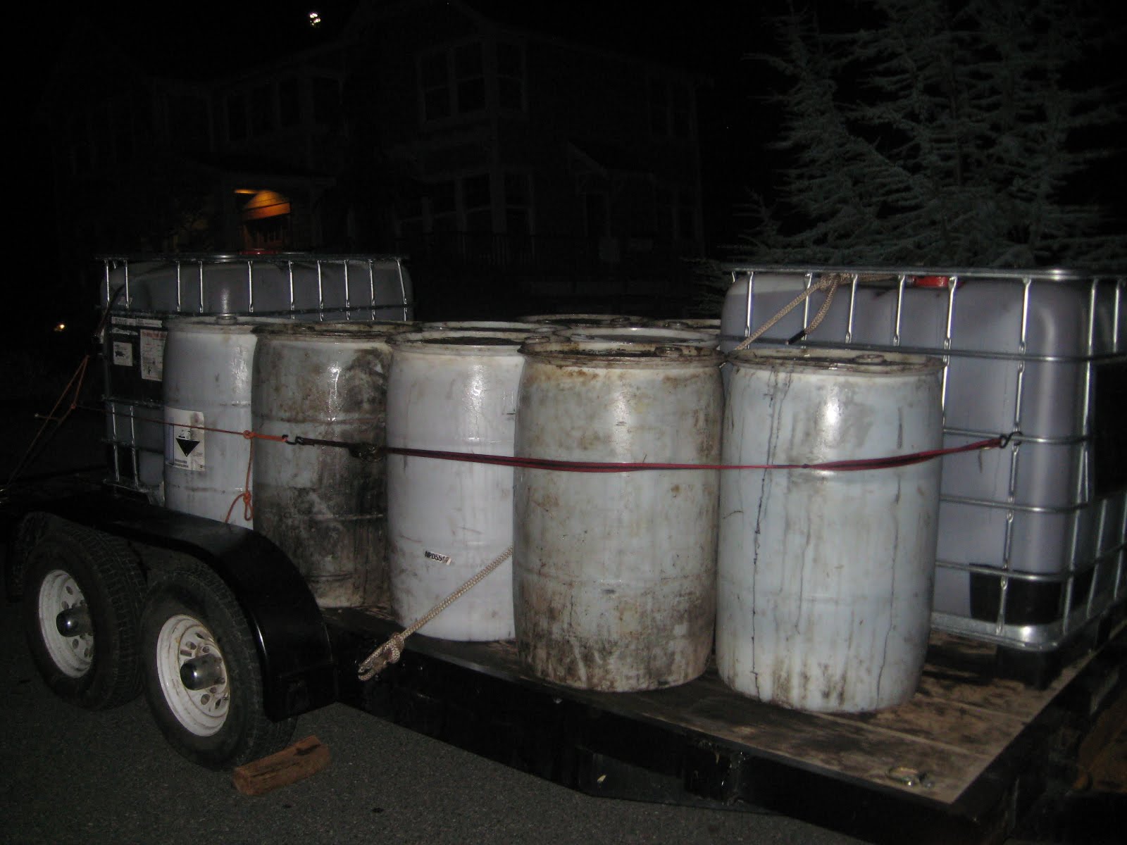 Green Conversion GIVING UP Waste Veg Oil Collecting