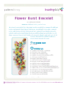 Flower Burst Bracelet