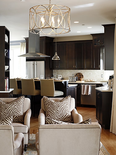 Chloe chair and Jake barstool in kitchen by Sarah Richardson