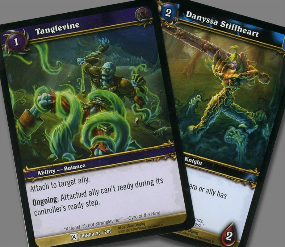 olivers art blog (idraw) World of Warcraft Trading Cards art