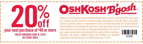 Fernley Family members: Osh Kosh BGosh Coupon codes photograph about Osh Coupons Printable titled Fernley Loved ones: Osh Kosh BGosh Discount coupons