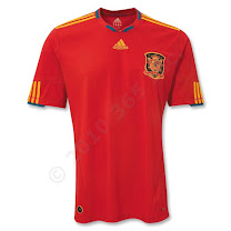 Spain Home World Cup 2010 Jersey