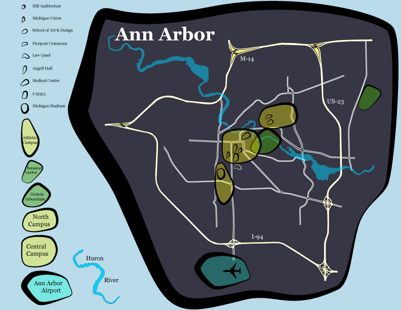 Map Of Ann Arbor