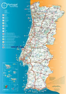map of portugal